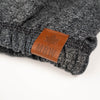Muskoka Bear Wear – Ladies Vintage Paw Pants in Heather Black with Pink