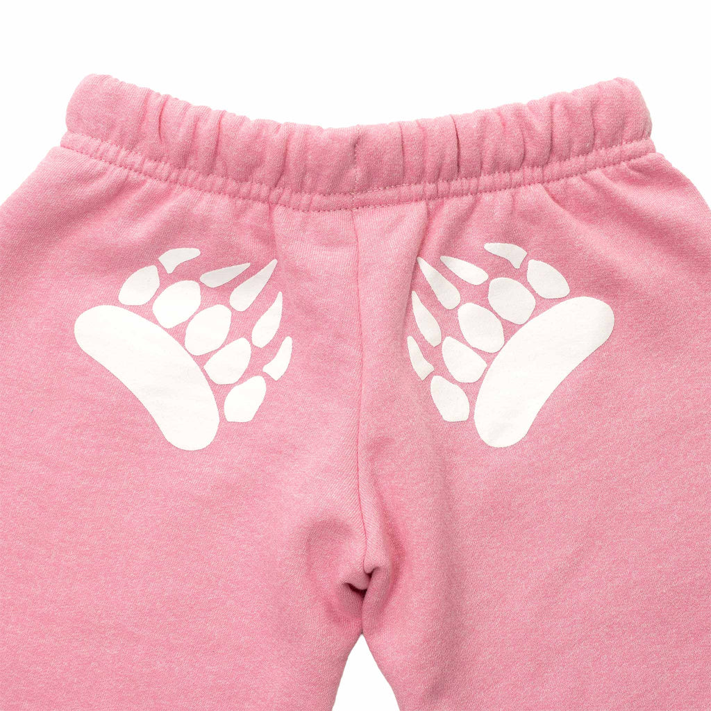 Muskoka Bear Wear – Youth Vintage Paw Pants in Heather Pink
