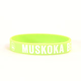 MBW Youth Wristbands in Lime Green