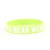 MBW Wristbands in Lime Green