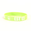 MBW Youth Wristbands in Lime Green