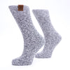 Muskoka Bear Wear – Ladies Socks Grey Mix with No Band