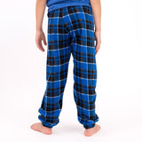 Muskoka Bear Wear – Youth Cottage Comfy Pants in Blue Plaid