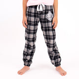 Muskoka Bear Wear – Youth Cottage Comfy Pants in Charcoal Plaid