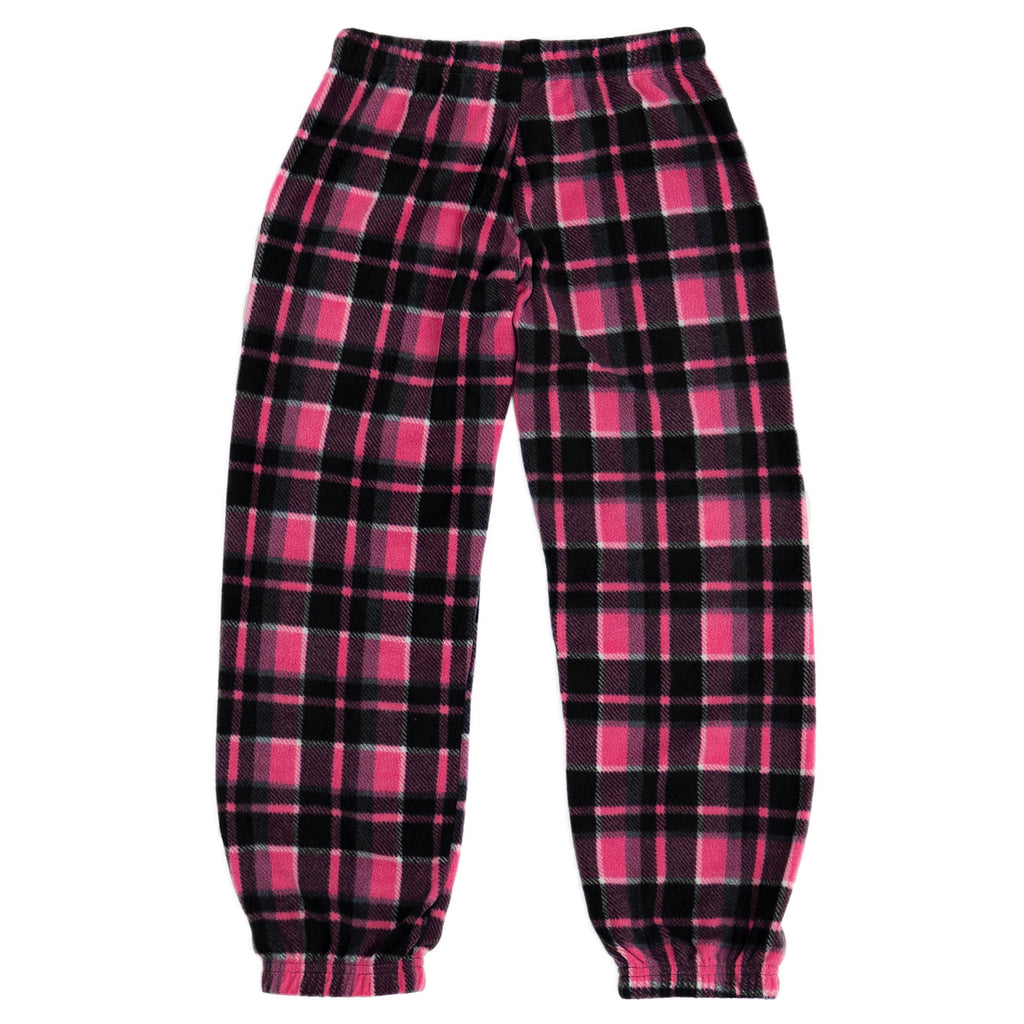 Muskoka Bear Wear – Youth Cottage Comfy Pants in Raspberry Plaid