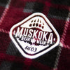 Muskoka Bear Wear – Youth Cottage Comfy Shorts in Burgundy
